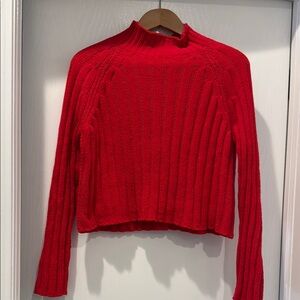 Girls XS Red Ribbed Women's Sweater by American Eagle